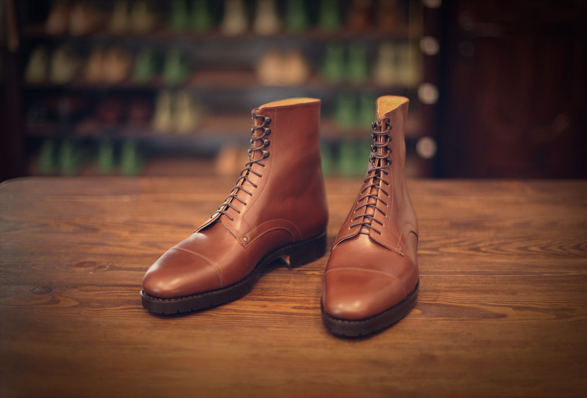boots derby brown hunting