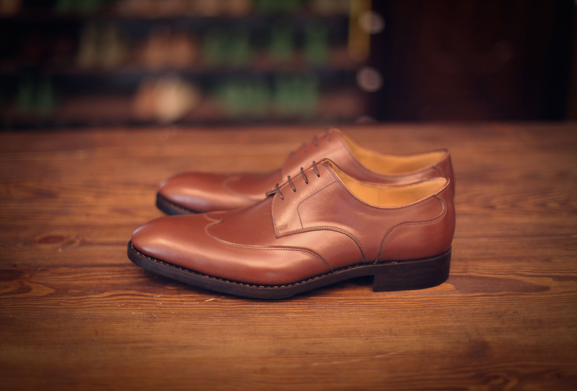 derby w-wing style brown